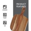 image:imageDexas Premium Acacia Wood Paddle Board with Copper Grommet  15 x 9 x 075  Charcuterie Cheese amp Serving BoardPaddle