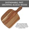 image:imageDexas Premium Acacia Wood Paddle Board with Copper Grommet  15 x 9 x 075  Charcuterie Cheese amp Serving BoardPaddle