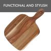 image:imageDexas Premium Acacia Wood Paddle Board with Copper Grommet  15 x 9 x 075  Charcuterie Cheese amp Serving BoardPaddle