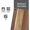 image:imageDexas Premium Acacia Wood Paddle Board with Copper Grommet  15 x 9 x 075  Charcuterie Cheese amp Serving BoardServing