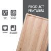 image:imageDexas Rubberwood Pour Spout Cutting Board  18 x 13 x 1  Juice Groove EasyPour Corner HeavyDuty Wood Board for Carving amp Chopping21L x 15W