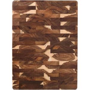 image:imageDexas Acacia End Grain Reversible Butcher Block Cutting Board  118 x 1614  HeavyDuty Wood Chopping Board with Recessed Finger Grips