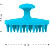 image:imageDexas BrushBuster Silicone Gentle Dog Grooming and Massage BrushBlue