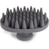 image:imageDexas BrushBuster Silicone Gentle Dog Grooming and Massage BrushLight Gray