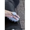 image:imageDexas BrushBuster Silicone Gentle Dog Grooming and Massage BrushLight Gray
