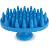 image:imageDexas BrushBuster Silicone Gentle Dog Grooming and Massage BrushPro Blue