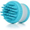 image:imageDexas ScrubBuster Silicone Dog Washing Brush with Builtin Shampoo Reservoir Pro BlueBlue