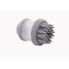 image:imageDexas ScrubBuster Silicone Dog Washing Brush with Builtin Shampoo Reservoir Pro BlueLight Gray