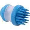 image:imageDexas ScrubBuster Silicone Dog Washing Brush with Builtin Shampoo Reservoir Pro BluePro Blue