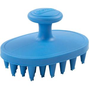image:imageDexas BrushBuster Silicone Gentle Dog Grooming and Massage BrushPro Blue