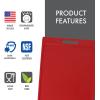 image:imageDexas NSF Certified Polysafe Cutting Board with Handle and Juice Well 12 x 18 inches Reversible Kitchen Cutting Board BlueAssorted Colors