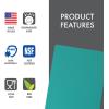 image:imageDexas NSF Certified Polysafe Cutting Board with Handle and Juice Well 12 x 18 inches Reversible Kitchen Cutting Board BlueAssorted Colors