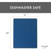 image:imageDexas NSF Certified Polysafe Cutting Board with Handle and Juice Well 12 x 18 inches Reversible Kitchen Cutting Board BlueAssorted Colors