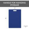 image:imageDexas NSF Certified Polysafe Cutting Board with Handle and Juice Well 12 x 18 inches Reversible Kitchen Cutting Board BlueBlue