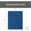 image:imageDexas NSF Certified Polysafe Cutting Board with Handle and Juice Well 12 x 18 inches Reversible Kitchen Cutting Board BlueBlue