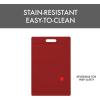 image:imageDexas NSF Certified Polysafe Cutting Board with Handle and Juice Well 12 x 18 inches Reversible Kitchen Cutting Board BlueRed