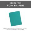 image:imageDexas NSF Certified Polysafe Cutting Board with Handle and Juice Well 12 x 18 inches Reversible Kitchen Cutting Board BlueTeal Green