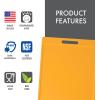 image:imageDexas NSF Certified Polysafe Cutting Board with Handle and Juice Well 12 x 18 inches Reversible Kitchen Cutting Board BlueYellow