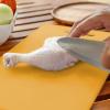 image:imageDexas NSF Certified Polysafe Cutting Board with Handle and Juice Well 12 x 18 inches Reversible Kitchen Cutting Board BlueYellow