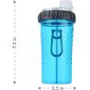image:imageDexas Popware for Pets Snack Duo Dual Chambered Hydration Bottle and Snack Container with Collapsible Pet Cup BlueBlue