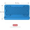 image:imageDexas Snack amp Distract Licking Mat with Catch Tray for Dogs and Cats95x 55 Pro Blue Sticks to Most Slick or Smooth Surfaces Eases Anxiety Prevents Boredom Entertains and DistractsPro Blue