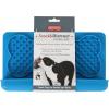 image:imageDexas Snack amp Distract Licking Mat with Catch Tray for Dogs and Cats95x 55 Pro Blue Sticks to Most Slick or Smooth Surfaces Eases Anxiety Prevents Boredom Entertains and DistractsPro Blue