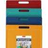 image:imageDexas NSF Certified Polysafe Cutting Board with Handle and Juice Well 12 x 18 inches Reversible Kitchen Cutting Board BlueAssorted Colors