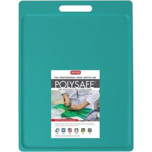 image:imageDexas NSF Certified Polysafe Cutting Board with Handle and Juice Well 12 x 18 inches Reversible Kitchen Cutting Board BlueTeal Green