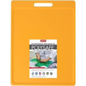 image:imageDexas NSF Certified Polysafe Cutting Board with Handle and Juice Well 12 x 18 inches Reversible Kitchen Cutting Board BlueYellow