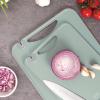 image:imageDexas 2Pack Reversible Cutting Board Set with Ceramic Knife Sharpener  NonSlip BuiltIn Handle amp Ruler Dishwasher Safe 8 x 116 amp 11 x 145