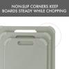 image:imageDexas Fresh Prep 3Pack NonSlip Cutting Board Set  Dishwasher Safe Plastic Boards with Silicone Grip Corners amp Handle Sage 1417 x 1063 126 x 906 1102 x 748Sage
