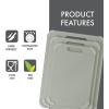 image:imageDexas Fresh Prep 3Pack NonSlip Cutting Board Set  Dishwasher Safe Plastic Boards with Silicone Grip Corners amp Handle Sage 1417 x 1063 126 x 906 1102 x 748Sage