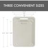 image:imageDexas Fresh Prep 3Pack NonSlip Cutting Board Set  Dishwasher Safe Plastic Boards with Silicone Grip Corners amp Handle Sage 1417 x 1063 126 x 906 1102 x 748Cream