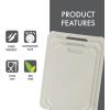 image:imageDexas Fresh Prep 3Pack NonSlip Cutting Board Set  Dishwasher Safe Plastic Boards with Silicone Grip Corners amp Handle Sage 1417 x 1063 126 x 906 1102 x 748Cream