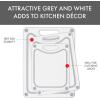 image:imageDexas Fresh Prep 3Pack NonSlip Recycled Poly Cutting Boards  13x17 11x 14 9x12