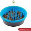 image:imageDexas Seek and Snack Slow Feeder Maze with Non Slip Feet 6 Cup Capacity Blue PW3062194Blue