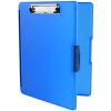 image:imageDexas Slimcase 2 Plastic Clipboard with Storage and Side Opening Natural Glitter Pink Binding Office Supplies Clipboards to Organize A4 Holder Nursing ClipboardsRoyal Blue