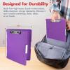 image:imageDexas Slimcase 2 Plastic Clipboard with Storage and Side Opening Natural Glitter Pink Binding Office Supplies Clipboards to Organize A4 Holder Nursing ClipboardsPurple Glitter
