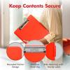 image:imageDexas Slimcase 2 Plastic Clipboard with Storage and Side Opening Natural Glitter Pink Binding Office Supplies Clipboards to Organize A4 Holder Nursing ClipboardsStrawberry Red