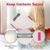 image:imageDexas Slimcase 2 Plastic Clipboard with Storage and Side Opening Natural Glitter Pink Binding Office Supplies Clipboards to Organize A4 Holder Nursing ClipboardsNatural Glitter Pink Binding