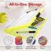 image:imageDexas Slimcase 2 Plastic Clipboard with Storage and Side Opening Natural Glitter Pink Binding Office Supplies Clipboards to Organize A4 Holder Nursing ClipboardsNeon Yellow