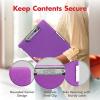 image:imageDexas Slimcase 2 Plastic Clipboard with Storage and Side Opening Natural Glitter Pink Binding Office Supplies Clipboards to Organize A4 Holder Nursing ClipboardsPurple Glitter