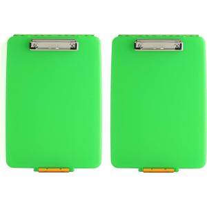 image:imageDexas 1517912PK Slimcase Storage Clipboard Set of Two Black 2 PieceGreen Set of Two