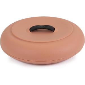 image:imageDexas Durable Microwavable Tortilla Warmer XL 95 Inches Terra Cota Color Perfect for Warming Tortillas Bread Pancakes CornbreadLT Terra Cotta