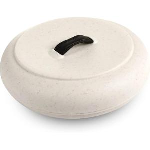 image:imageDexas Durable Microwavable Tortilla Warmer XL 95 Inches Terra Cota Color Perfect for Warming Tortillas Bread Pancakes CornbreadNatural Oat Color
