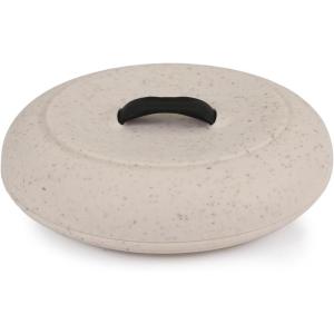 image:imageDexas Durable Microwavable Tortilla Warmer XL 95 Inches Terra Cota Color Perfect for Warming Tortillas Bread Pancakes CornbreadOat Granite