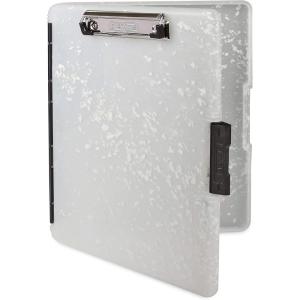 image:imageDexas Slimcase 2 Plastic Clipboard with Storage and Side Opening Natural Glitter Pink Binding Office Supplies Clipboards to Organize A4 Holder Nursing ClipboardsJelli Granite