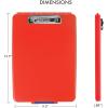 image:imageDexas 151750 Slimcase Storage Clipboard Midnight Granite 135 x 95Red