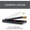 image:imageDexas Clearview Clipcase Dry Erase clipboard 1375 x 95 Inch Orange See papers clearly outdoors stay organized and dry Ideal for coaching teaching homeschooling art trades and medical prosOrange