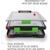 image:imageDexas Clearview Clipcase Dry Erase clipboard 1375 x 95 Inch Orange See papers clearly outdoors stay organized and dry Ideal for coaching teaching homeschooling art trades and medical prosGreen